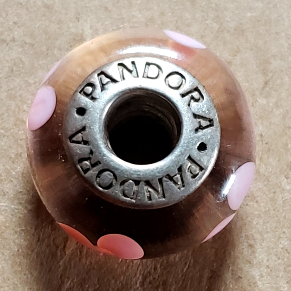Pandora glass bead charm